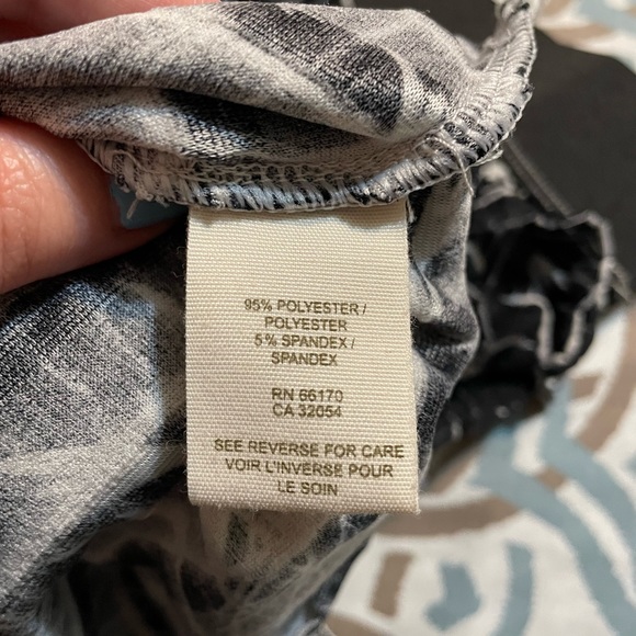 Free People Black and White Ruffle Mini Skirt - Picture 3 of 3